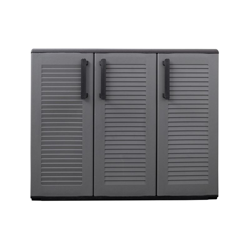ARMARIO BAJO DE MEDIA ALTURA ESTANTES REGULABLES 1020X370X840MM ARTPLAST - E101B-3