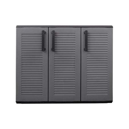 ARMARIO BAJO DE MEDIA ALTURA ESTANTES REGULABLES 1020X370X840MM ARTPLAST - E101B-3