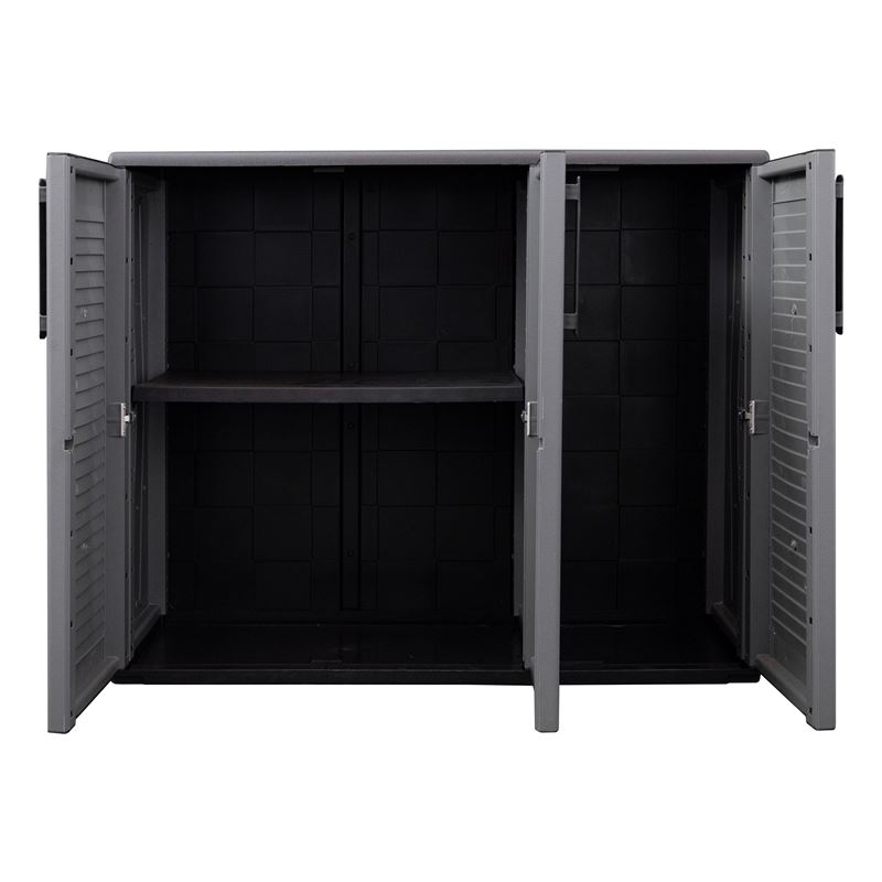 ARMARIO BAJO DE MEDIA ALTURA ESTANTES REGULABLES 1020X370X840MM ARTPLAST - E101B-4