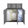 ARMARIO PARA RECICLAJE 3 COMPARTIMIENTOS 1020X370X840MM ARTPLAST - E101ECO