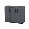 ARMARIO PARA RECICLAJE 3 COMPARTIMIENTOS 1020X370X840MM ARTPLAST - E101ECO-1