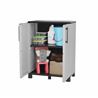 ARMARIO BAJO CON ESTANTE Y PATAS REGULABLES 680X370X900MM ARTPLAST - F70B