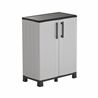 ARMARIO BAJO CON ESTANTE Y PATAS REGULABLES 680X370X900MM ARTPLAST - F70B-1