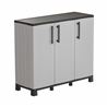 ARMARIO BAJO ANCHO CON ESTANTES Y PATAS AJUSTABLES 1020X370X900MM ARTPLAST - F100B-1