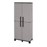 ARMARIO ALTO ESTANTES AJUSTABLES Y PATAS REGULABLES 680X370X1690MM ARTPLAST - F70TP-1