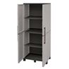 ARMARIO ALTO ESTANTES AJUSTABLES Y PATAS REGULABLES 680X370X1690MM ARTPLAST - F70TP-2