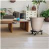 PLATAFORMA REDONDA GRANDE CON RUEDAS 400X400X40MM ARTPLAST - L4040N-5