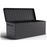 BAUL EXTERIOR 350 LITROS CON CERRADURA GRIS OSCURO ARTPLAST - A350AN