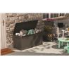 BAUL EXTERIOR 350 LITROS CON CERRADURA GRIS OSCURO ARTPLAST - A350AN-2