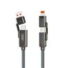 CABLE 4 EN 1 60W USB - C / USB-C / LIGHTNING / USB-A - XONB275