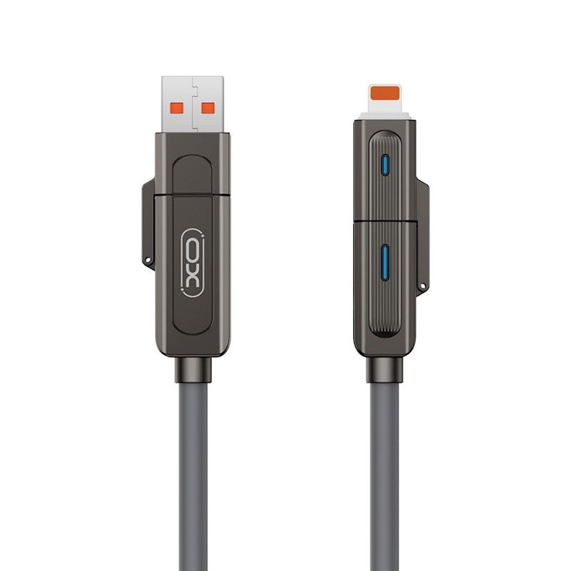 CABLE 4 EN 1 60W USB - C / USB-C / LIGHTNING / USB-A - XONB275-1