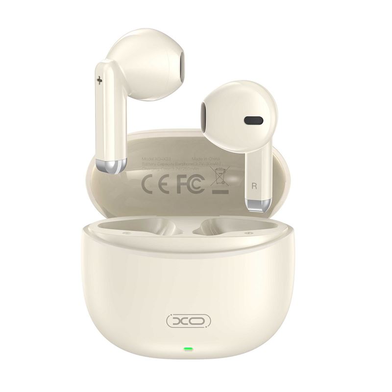 AURICULARES BLUETOOTH TWS X33 BEIGE XO - GSM179955