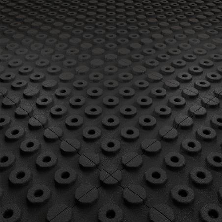 BALDOSA DE CAUCHO ANTITRAUMA 400X400X25MM COLOR LADRILLO ROJO ARTPLAST - AT40PLAYNE-3