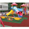 BALDOSA DE CAUCHO ANTITRAUMA 400X400X25MM COLOR LADRILLO ROJO ARTPLAST - AT40PLAYRM-1
