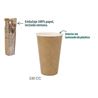 SET 35 VASOS CARTON KRAFT 330CC ALGON - BA01054076873.