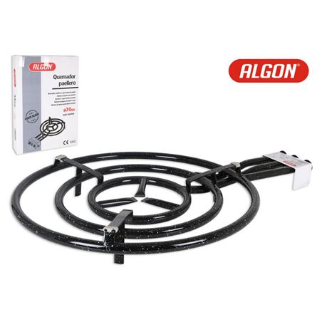 QUEMADOR DE ACERO 70CM PARA PAELLERO GAS ALGON - 956700B.