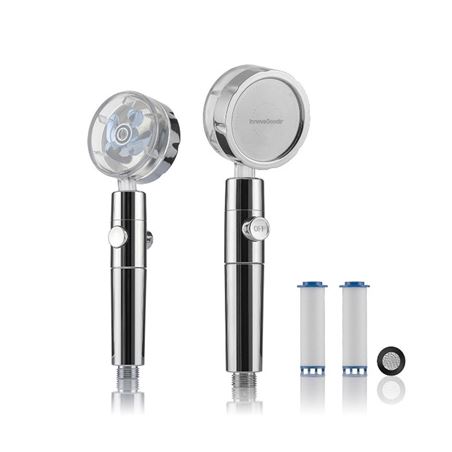 ALCACHOFA ECODUCHA CON HELICE Y FILTRO INNOVAGOODS - 8435527823085