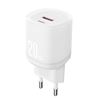 CARGADOR RAPIDO USB-A / USB-C 20W L144 BLANCO XO - XOL144