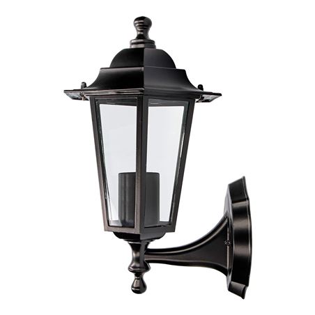 FAROL METALICO EXTERIOR ZURICH E27 60W SIN BOMBILLA NEGRO - 73412