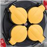 ENROLLADOR DE CABLE 25 METROS CABLE 3X1.5MM CON TAPAS ELBAT - EB0563-3