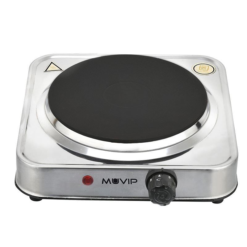 COCINA ELECTRICA INOX 1 FUEGO 1500W MUVIP - MV0644