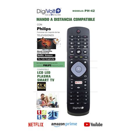 MANDO A DISTANCIA COMPATIBLE PHILIPS PH42 DIGIVOLT - PH42