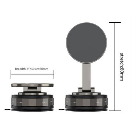 SOPORTE COCHE POR VACIO MAGNETICO COMPACTO C176 XO - XOC176