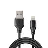 CABLE DE CARGA 6A USB A LIGTHNING 1 METRO NEGRO XO - XONB291LGBK