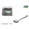 SET 50 CUCHARAS 17CM PLASTICO REUTILIZABLE PLATA ALGON - BA01054276679