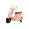 MOTO SCOOTER CLASICO CON RUEDINES ROSA - 33016-1