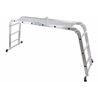 ESCALERA ALUMINIO ARTICULADA 3X4 PLATAFORMA MADER - 10403