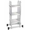 ESCALERA ALUMINIO ARTICULADA 3X4 PLATAFORMA MADER - 10403-3