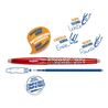 BOLIGRAFO ERGONOMICO BORRABLE PUNTA 0.7MM ROJO CON GOMA CARIOCA - 4204403