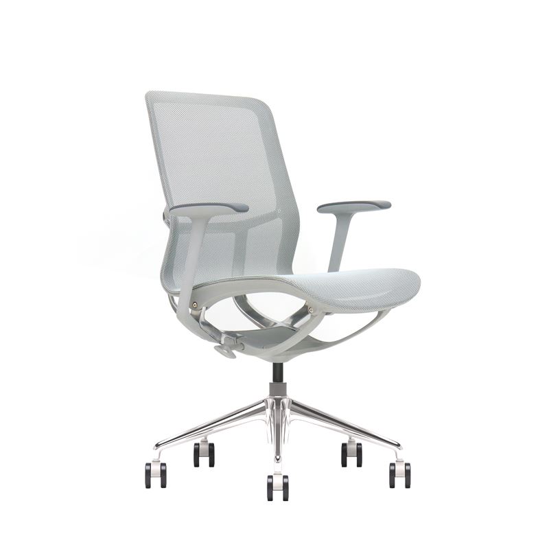 SILLA OFICINA GAMA SENSE ELEGANCE GRIS CROMAD - CR1212-1