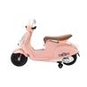 MOTO SCOOTER CLASICO CON RUEDINES ROSA - 33016-2