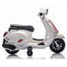 MOTO INFANTIL A BATERIA CON RUEDINES PIAGGIO VESPA BLANCA - 33003-5