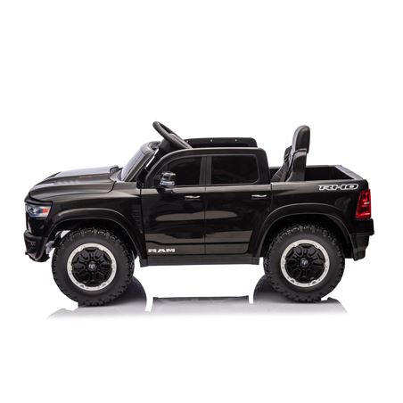COCHE INFANTIL A BATERIA CON CONTROL REMOTO RAM 1500 SUPER TRUCK NEGRO - 33007-4