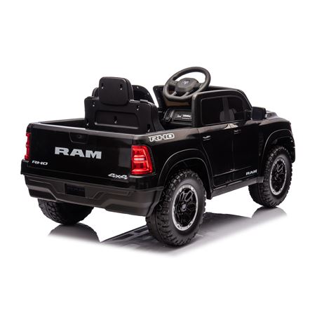 COCHE INFANTIL A BATERIA CON CONTROL REMOTO RAM 1500 SUPER TRUCK NEGRO - 33007-6