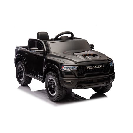 COCHE INFANTIL A BATERIA CON CONTROL REMOTO RAM 1500 SUPER TRUCK NEGRO - 33007-7