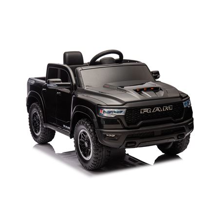 COCHE INFANTIL A BATERIA CON CONTROL REMOTO RAM 1500 SUPER TRUCK NEGRO - 33007-8