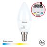 BOMBILLA LED C37 | 8W | 710LM | E14 | LUZ CALIDA/BLANCA/FRIA | ELBAT - EB0579