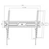 SOPORTE DE PARED TV LED LCD 43"-100" CROMAD - CR1216-11