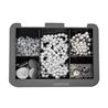 CAJA DE CAUDALES METÁLICA CON LLAVE 9X25X18CM 5 COMPARTIMENTOS CROMAD - CR1225-2