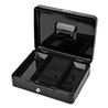 CAJA DE CAUDALES METÁLICA CON LLAVE 9X30X24CM 5 COMPARTIMENTOS CROMAD - CR1226-3