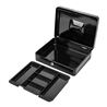 CAJA DE CAUDALES METÁLICA CON LLAVE 9X30X24CM 5 COMPARTIMENTOS CROMAD - CR1226-5