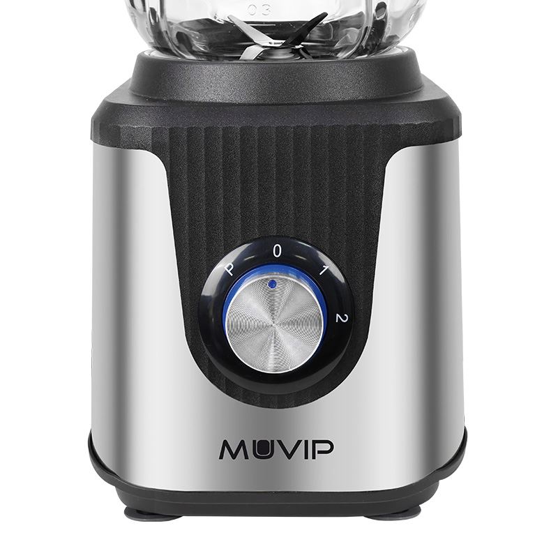 BATIDORA INOXIDABLE VASO CRISTAL 1800W 1.8 LITROS MUVIP - MV0652-3