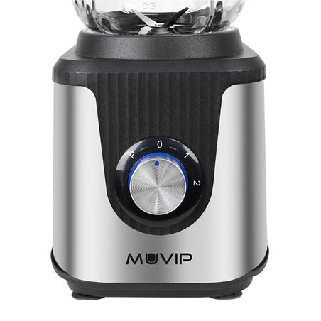 BATIDORA INOXIDABLE VASO CRISTAL 1800W 1.8 LITROS MUVIP - MV0652-3