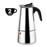 CAFETERA ESPRESSO ITALIANA DE ACERO INOXIDABLE 2 TAZAS MUVIP - MV0648