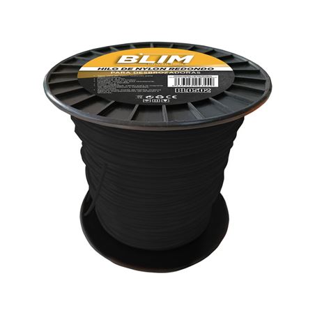 HILO DE NYLON REDONDO PARA DESBROZADORAS 4MMX163MTRS BLIM - BL0502