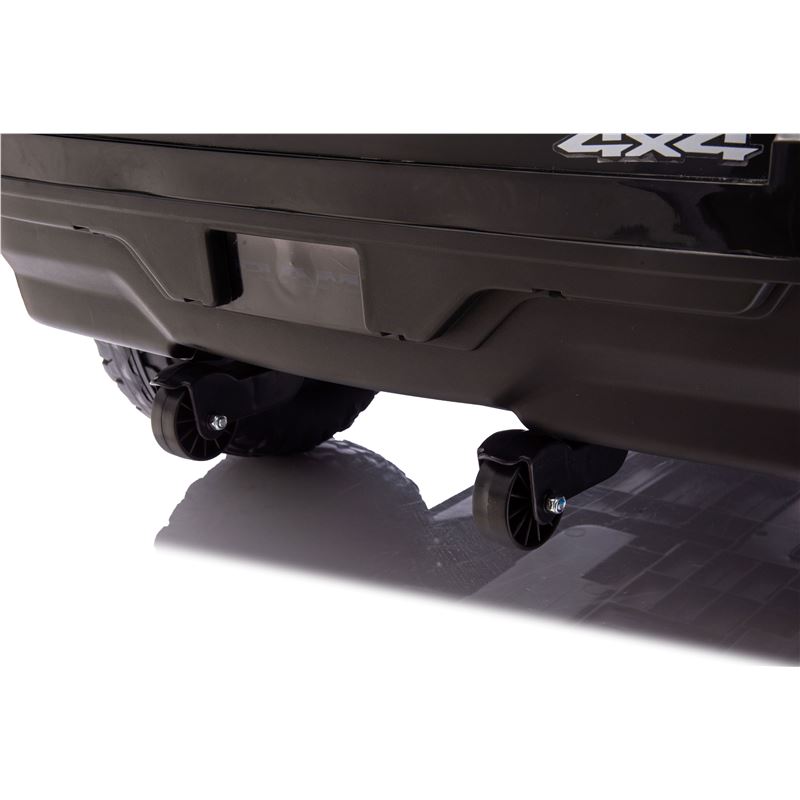 COCHE INFANTIL A BATERIA CON CONTROL REMOTO RAM 1500 POLICIA NEGRO - 33009-8